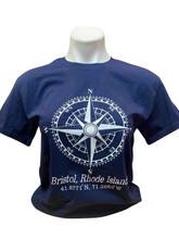 Load image into Gallery viewer, Town Coordinates Compass T-Shirt
