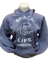 Load image into Gallery viewer, Beach Life Rhode Island Hooded Sweatshirt