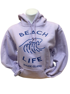 Beach Life Rhode Island Hooded Sweatshirt